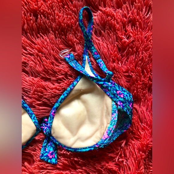 Vintage Citrus Floral Bikini Top - Picture 7 of 10